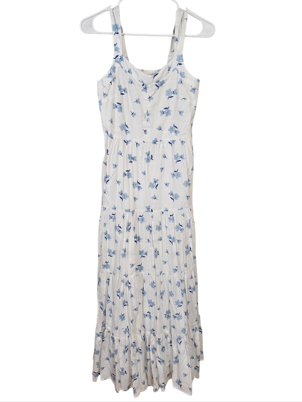 Beau & Ro Maxi Tiered Floral Print Full Dress